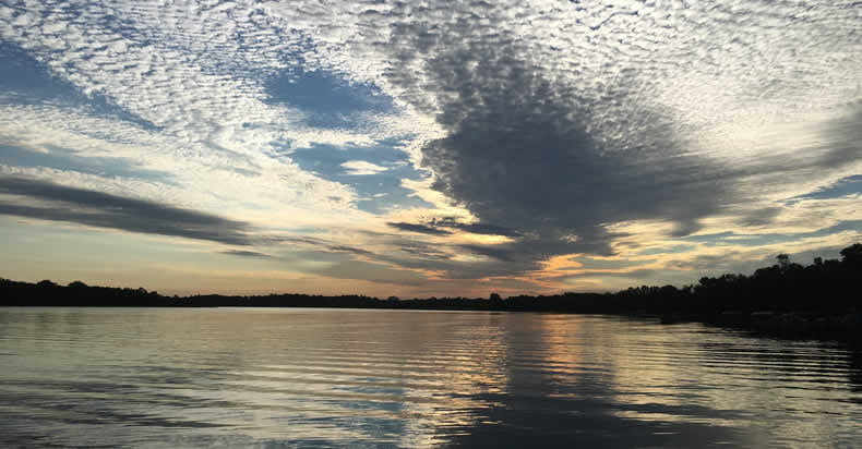 Beautiful Picture of Star Lake located in Dent, MN