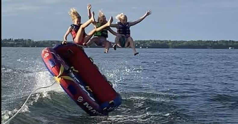 Tubing fun on Star Lake