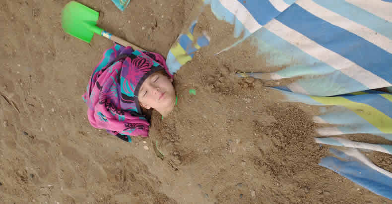 Fun in the Sand at Star Lake in Dent, MN