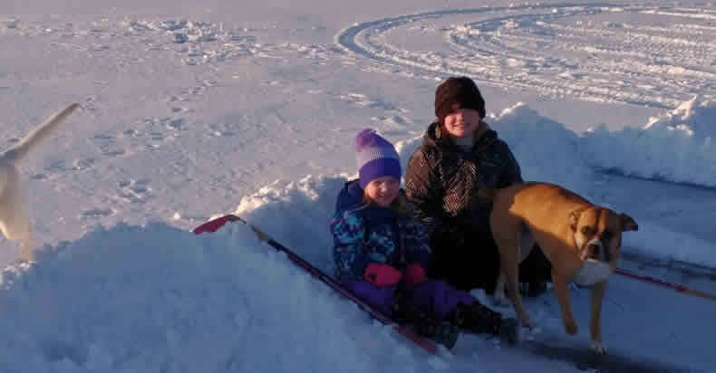 Enjoy winter fun at Star Lake in Dent, MN