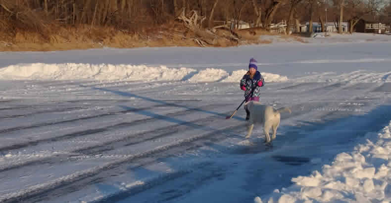 Winter fun at Star Lake